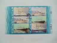 arkusz 5407-9 Polskie Transatlantyki kas FDC