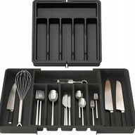 WKŁAD ORGANIZER DO SZUFLADY KUCHENNEJ NA SZTUĆCE NOŻE REGULOWANY XXL