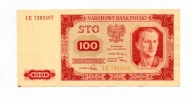 100 zł. 1948r. ser.IE rzadka seria