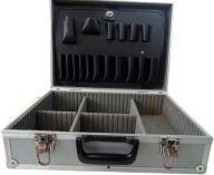 Walizka Aluminiowa na Narzędzia Kufer 45x33x16cm Do Renowacji PRL