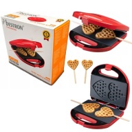 Gofrownica Serca na Patyku 750W Gofry Serduszka Non-Stick