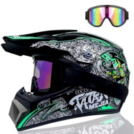 Kask off-road na hulajnogę Full Face M 57-58 cm + gogle Grafity