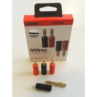 TechLink 710973 Wtyk Głośnikowy Bananowy 4szt.