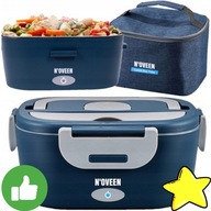 ELEKTRYCZNY LUNCH BOX PODGRZEWACZ OBIADU BIURO AUTO TIR 12/24/230V INOX