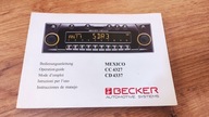 instrukcja obsługi radio BECKER MEXICO CC CD Mercedes W201 W124 książka