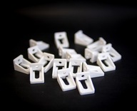 12x Uchwyt/mocowanie do zwijacza rolety zewnętrznej - biały - 3DSN