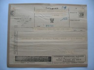 POZNAŃ BANK ZIEMIAN TOWARZYSTWO TELEFONÓW przedwojenny TELEGRAM 1925 r.