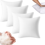 4x ZESPODUSZKA JASIEK 45x45 WKŁAD DO PODUSZKI POSZWY ŁÓŻKA ZESTAW PODUSZEK