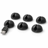 Organizer kabli 6 szt | uchwyty do kabli | porządek na biurku