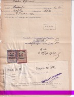 Karta łowiecka, myślistwo, K.U.K. Militarverwaltung, 1917, Piotrków