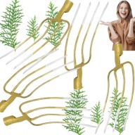 WIDŁY OGRODOWE GOSPODARCZE 4 ZĘBNE METALOWE DO KOMPOSTU SIANA OGRÓD SOLIDNE