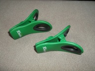 KLIPSY z gumą i magnesem. DUŻE nowe Knorr Żabka z gumką