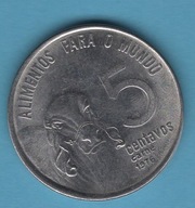 (1BZ17) Brazylia 5 centavo, 1976