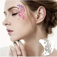 Zestaw szablony do malowania twarzy DIY, karnawał, cosplay, urodziny