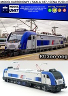 LOKOMOTYWA GRIFFIN EU200 PKP INTERCITY MODEL KARTONOWY SKALA 1:87 ModelUNIT