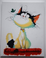 chwila zachwytu – obraz 40×50. akryl - dla 884 Skubalskich