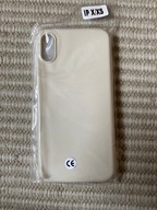 Plecki Etui do Apple iPhone X XS XR 10 CASE SILIKONOWE kolor jasny beżowy