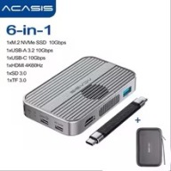 Hub USB Acasis EC1401 6 portów + SONY Karta pamięci Micro TF 1TB + Etui
