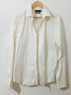 RILEY MĘSKA BIAŁA KOSZULA Z KOŁNIERZYKIEM ZAPINANA NA GUZIKI SLIM FIT M