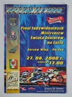 PROGRAM FINAŁ IND. MISTRZOSTW ŚWIATA JUNIORÓW NA ŻUŻLU GORZÓW 2000