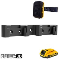 Uchwyt podwójny na akumulatory baterie DeWALT 18V XR bez blokady