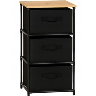 Regał SZAFKA z Trzema szufladami NA ZABAWKI Książki ORGANIZER 68 x 40 × 30