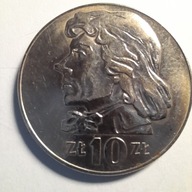 Kościuszko 10 zł.1970 rok. mennicza.
