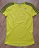 Żółta koszulka trekkingowa M Adidas Running Clima Lite