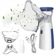 INHALATOR NEBULIZATOR SIATECZKOWY PRZENOŚNY DLA DZIECI DOROSŁYCH USB CICHY