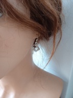 Kolczyki zęby wampira horror Halloween