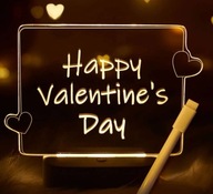 Lampka LED 3D Serce ze zmazywalnym pisakiem USB – prezent na Walentynki