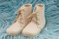 Buciki SKÓRZANE BUTY chrzest boy 14 cm ECRI LIKWIDACJA SKLEPU-70% OKAZJA