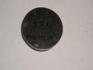 ODZNAKA PKS WODZISŁAW ŚLĄSKI NR 124 KIEROWCA KONDUKTOR