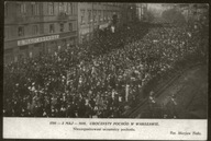 Warszawa 3 Maj 1916 Pochód Niezorganizowani uczest