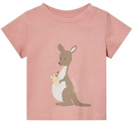 LUPILU T-shirt niemowlęcy koszulka z biobawełny zapięcie KANGUR 86/92 12-24