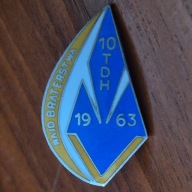 Odznaka ZHP - Rajd Braterstwa 10 TDH 1963 HARCERSTWO