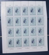 ZN. NR 1133**ARKUSZ Z SERII OWADY CHRONIONE STAN DOBRY NIE PRZEŁAMANY1961