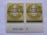 Berlin Zach. - Powodzianom - Mi. 155 ** para z HAN