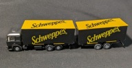 CIĘŻARÓWKA REKLAMOWA MAN - SCHWEPPS - 1:87 WIKING