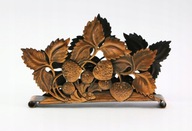 SERWETNIK Z POZIOMKAMI LATA 60 XX W