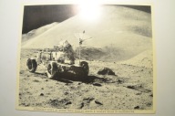 Astronaut at rover Apollo 17 EVA NASA photo SIM Bay 1972 MSCL-79