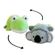 MASKOTKA PLUSZAK PRZYTULANKA KOALA ŻABKA ZABAWKA NIESPODZIANKA 2w1 24 cm