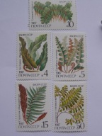 ZSRR - paprocie - Mi. 5729-33 **