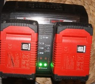 EINHELL 18V ZESTAW 2X AKUMULATOR 4,0AH + 2 PORTY ŁADOWARKA EFR 20