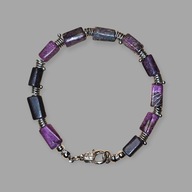 Bransoletka z naturalnego Stichtytu - ukojenie purpury