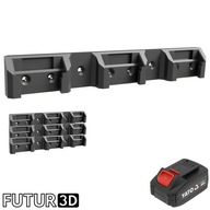 Uchwyt potrójny na akumulator YATO 18V LI-ION z blokadą