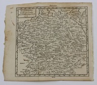 Allemagne Niemcy mapa Robert de Vaugondy 1750 r