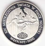 20 000 zł 1989 XIV MŚ w Piłce Nożnej - Włochy 1990