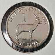 *ERYTREA [0524]*1 cent 1997 Erytrea okres Nakfa