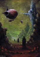 Akwarela "Idąc z mroku" r.n.